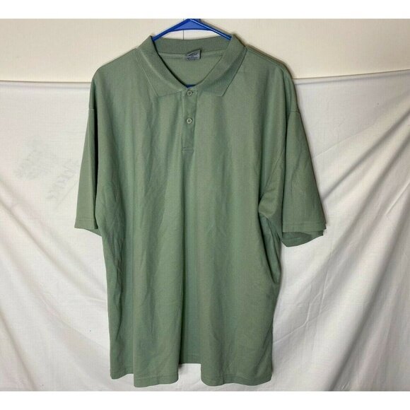 MENS CLAUDIO NUCCI GREEN POLO SHIRT SIZE XL Short Sleeve - Picture 1 of 2
